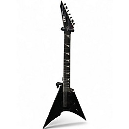 Used ESP ARROW 1007 EVERTUNE BARITONE Black Solid Body Electric Guitar