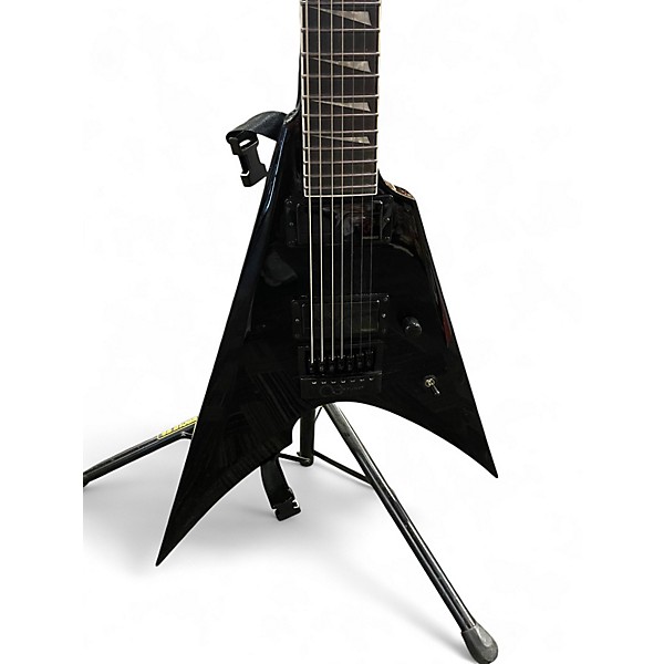 Used ESP ARROW 1007 EVERTUNE BARITONE Black Solid Body Electric Guitar