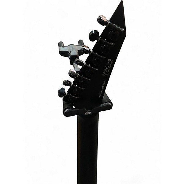 Used ESP ARROW 1007 EVERTUNE BARITONE Black Solid Body Electric Guitar