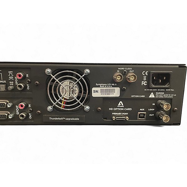 Used Apogee symphony I/O MkII 24x24 Audio Interface