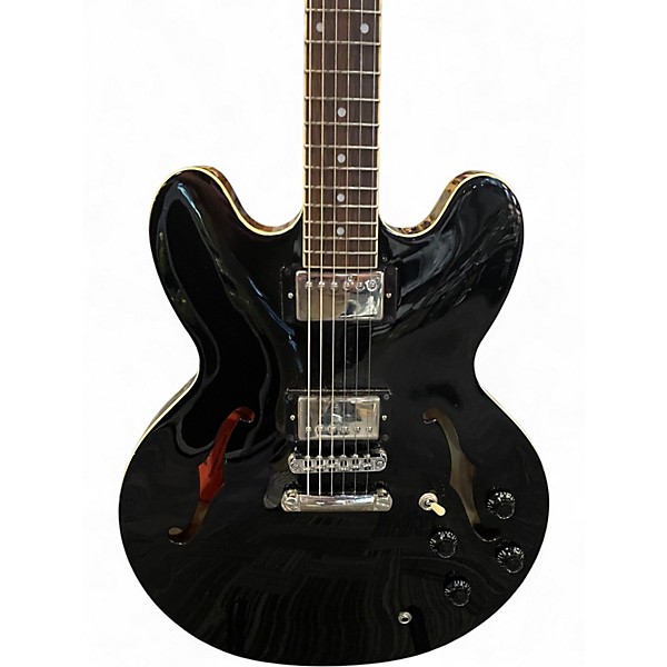 Used Epiphone ES335 Ebony Hollow Body Electric Guitar