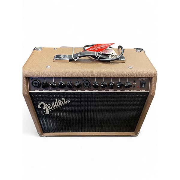 Used Fender Acoustasonic Jr 40W Acoustic Guitar Combo Amp