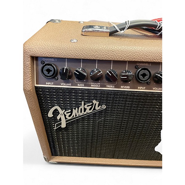 Used Fender Acoustasonic Jr 40W Acoustic Guitar Combo Amp