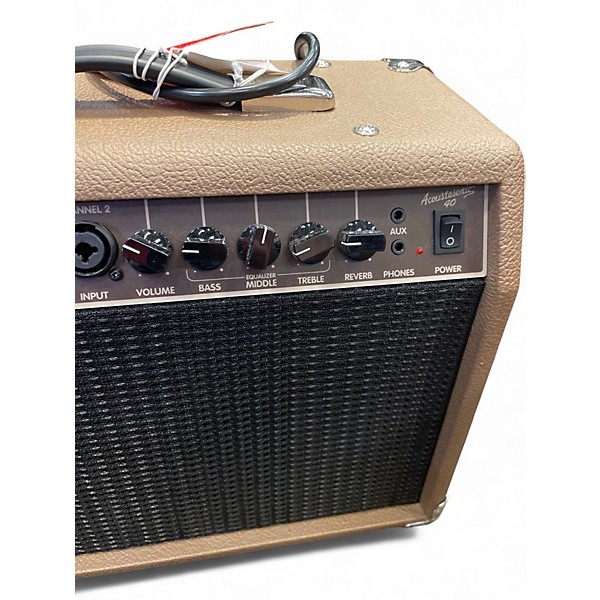 Used Fender Acoustasonic Jr 40W Acoustic Guitar Combo Amp
