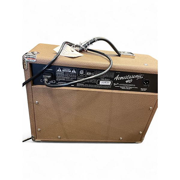 Used Fender Acoustasonic Jr 40W Acoustic Guitar Combo Amp