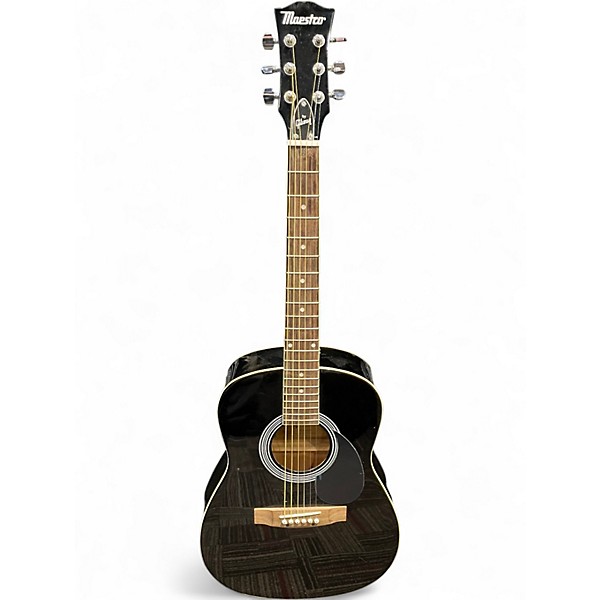 Used Maestro MA38BKCH6 Black Acoustic Guitar