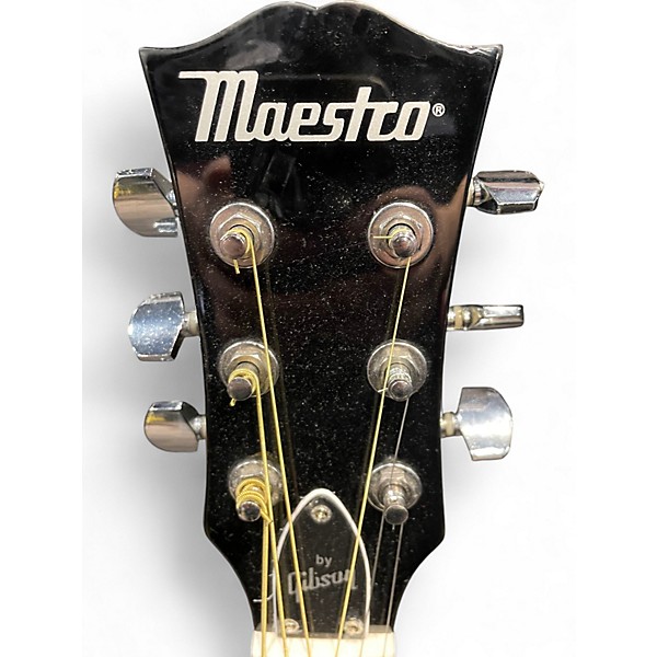 Used Maestro MA38BKCH6 Black Acoustic Guitar