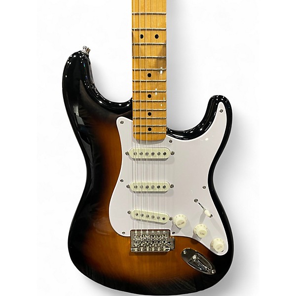 Used Squier Classic vibe 50s stratocaster 2 Color Sunburst Solid Body Electric Guitar