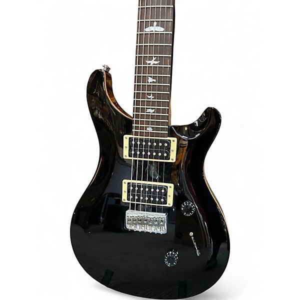 Used PRS SE Custom 24 7-String Black Solid Body Electric Guitar