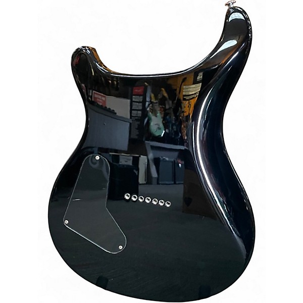 Used PRS SE Custom 24 7-String Black Solid Body Electric Guitar