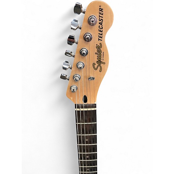 Used Squier Telecaster White Solid Body Electric Guitar