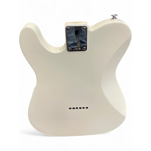 Used Squier Telecaster White Solid Body Electric Guitar