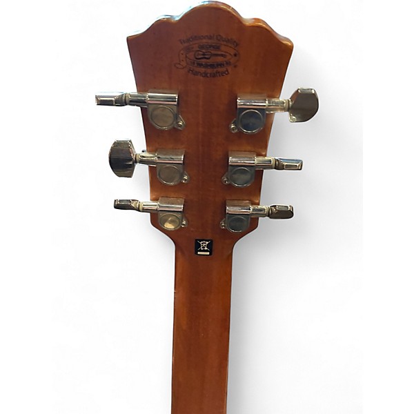 Used Washburn HG75 Natural Acoustic Electric Guitar