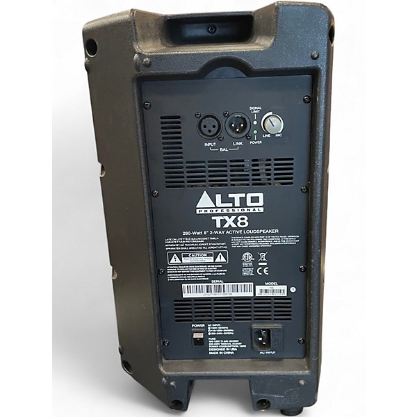 Used Alto TX8 8in Powered Speaker
