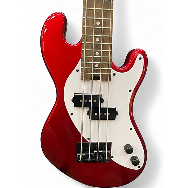 Used Kala U-Bass Candy Apple Red Electric Bass Guitar