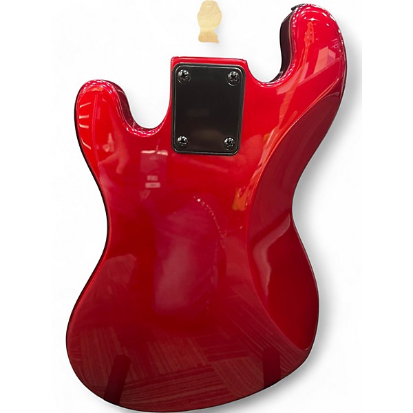 Used Kala U-Bass Candy Apple Red Electric Bass Guitar
