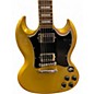Used Epiphone SG TRADITIONAL PRO Metallic Gold Solid Body Electric Guitar