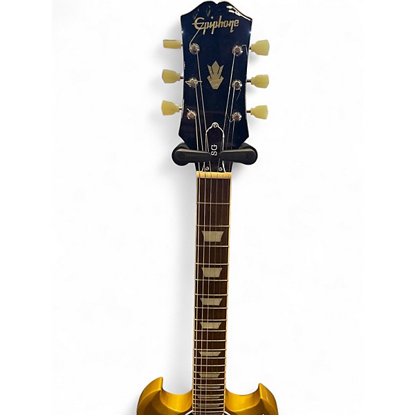 Used Epiphone SG TRADITIONAL PRO Metallic Gold Solid Body Electric Guitar