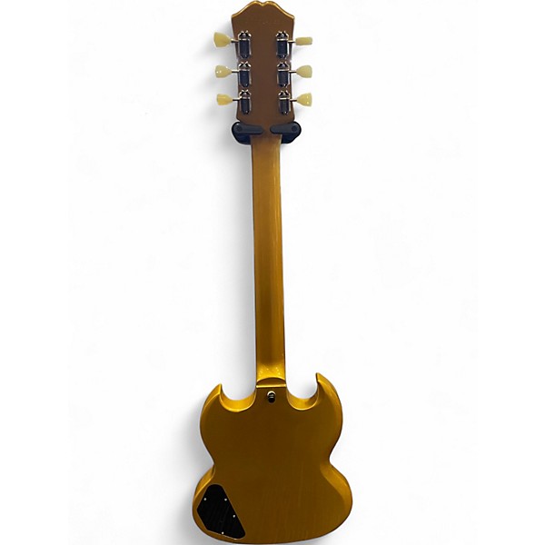 Used Epiphone SG TRADITIONAL PRO Metallic Gold Solid Body Electric Guitar