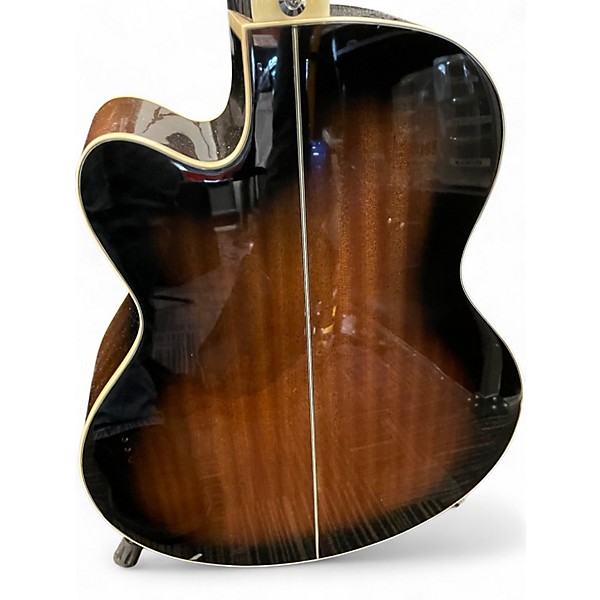 Used Ibanez AEB10E-DVS 2 Color Sunburst Acoustic Bass Guitar