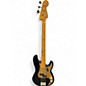 Used Fender Player Precision Bass Black and Gold Electric Bass Guitar thumbnail