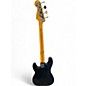 Used Fender Player Precision Bass Black and Gold Electric Bass Guitar