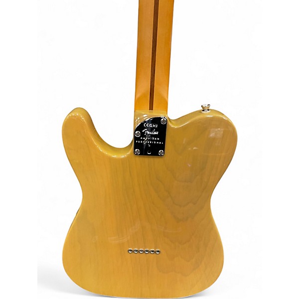 Used Fender American Professional II Telecaster Butterscotch Blonde Solid Body Electric Guitar