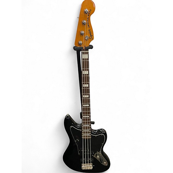Used Squier Classic Vibe Jaguar Black Electric Bass Guitar