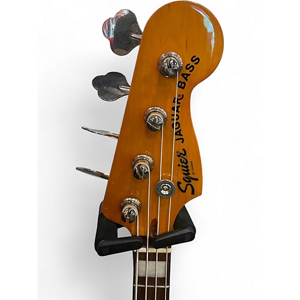 Used Squier Classic Vibe Jaguar Black Electric Bass Guitar