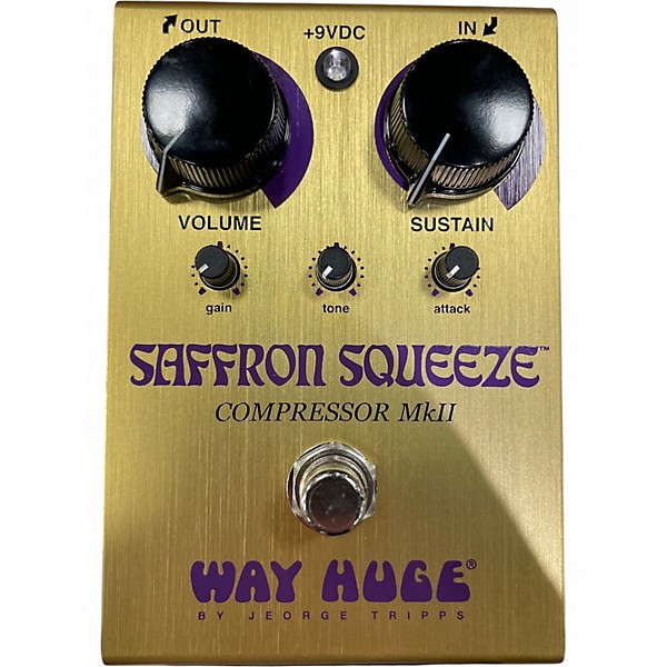 Used Way Huge Electronics SAFFRON SQUEEZE Effect Pedal