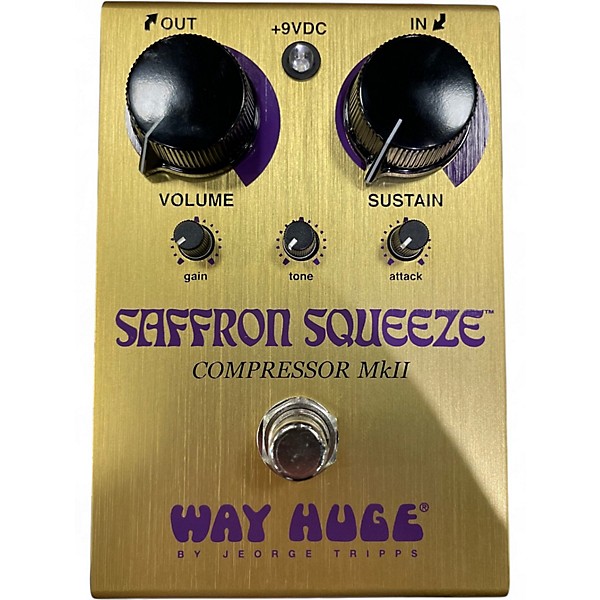 Used Way Huge Electronics SAFFRON SQUEEZE Effect Pedal