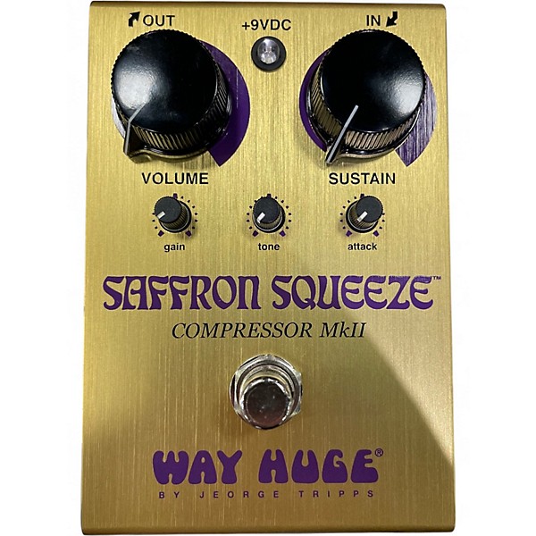 Used Way Huge Electronics SAFFRON SQUEEZE Effect Pedal