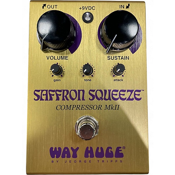 Used Way Huge Electronics SAFFRON SQUEEZE Effect Pedal