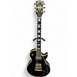 Vintage 1985 Gibson LES PAUL CUSTOM Black Solid Body Electric Guitar