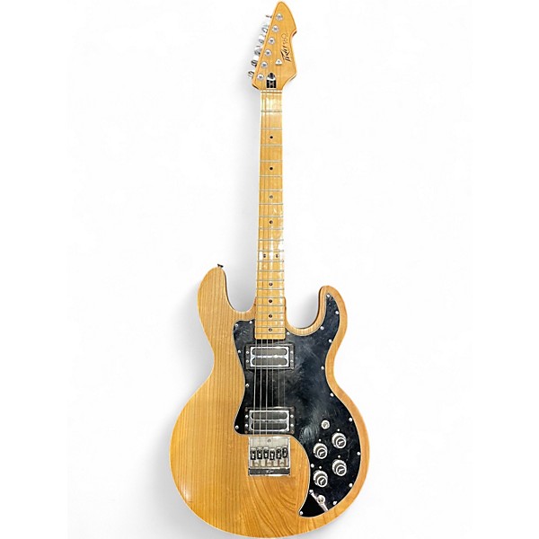 Vintage 1980s Peavey T-60 Natural Solid Body Electric Guitar