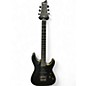 Used Schecter Guitar Research Demon 6 FR Black Solid Body Electric Guitar thumbnail