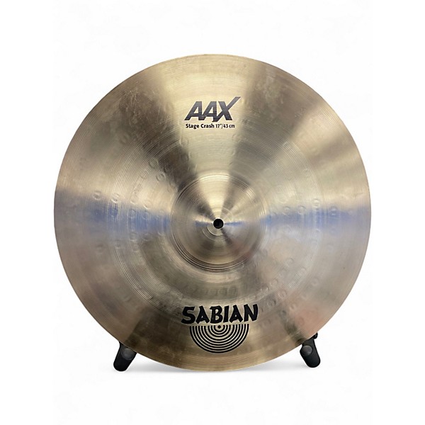 Used SABIAN 17in AAX Stage Crash Cymbal
