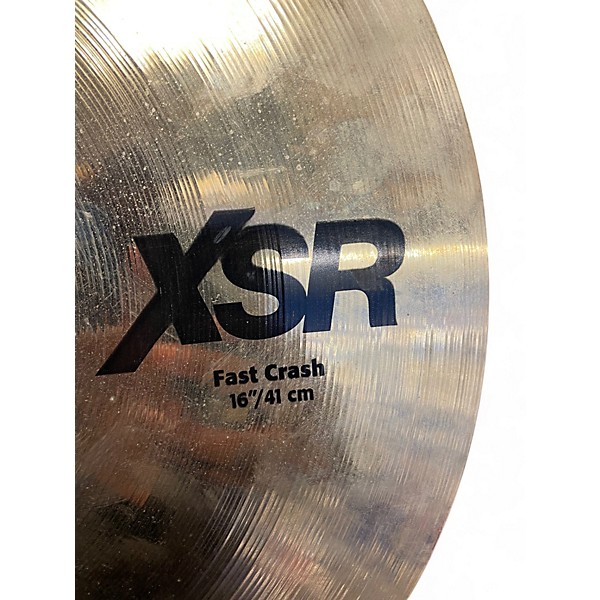 Used SABIAN 16in XSR Fast Crash Cymbal