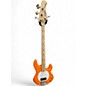 Used Sterling by Music Man STINGRAY 4 Orange Electric Bass Guitar thumbnail