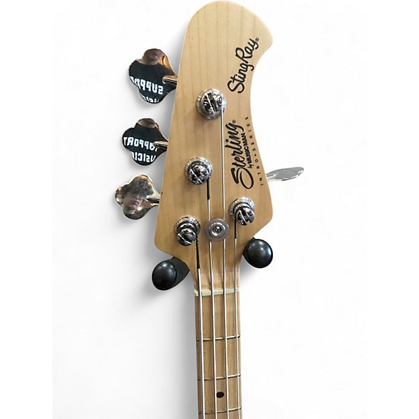 Used Sterling by Music Man STINGRAY 4 Orange Electric Bass Guitar