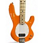 Used Sterling by Music Man STINGRAY 4 Orange Electric Bass Guitar