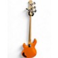 Used Sterling by Music Man STINGRAY 4 Orange Electric Bass Guitar