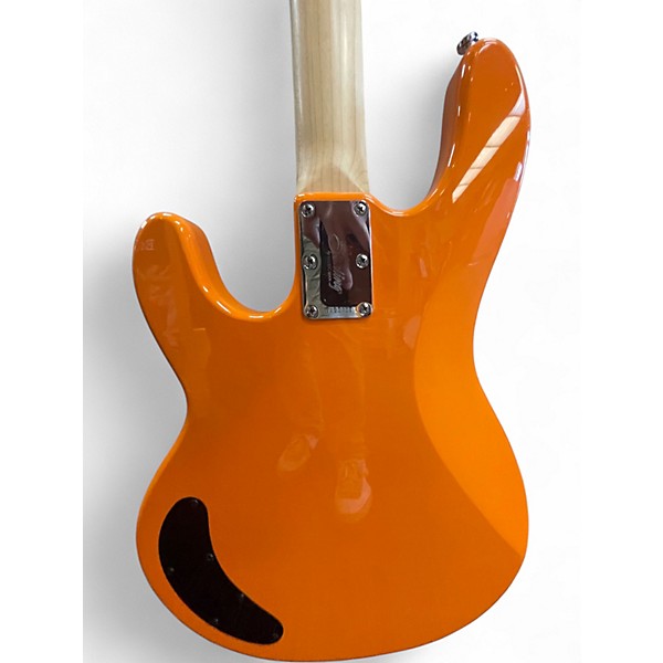 Used Sterling by Music Man STINGRAY 4 Orange Electric Bass Guitar