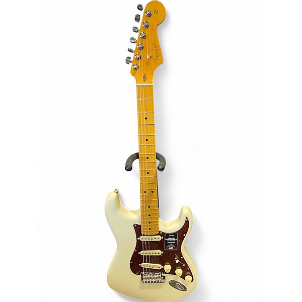 Used Fender American Professional II Stratocaster Olympic White Solid Body Electric Guitar