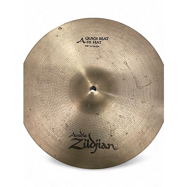 Used Zildjian 14in Quick Beat Hi Hat Top Cymbal