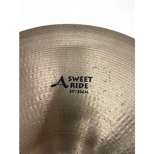 Used Zildjian 21in A SERIES Sweet Ride Cymbal