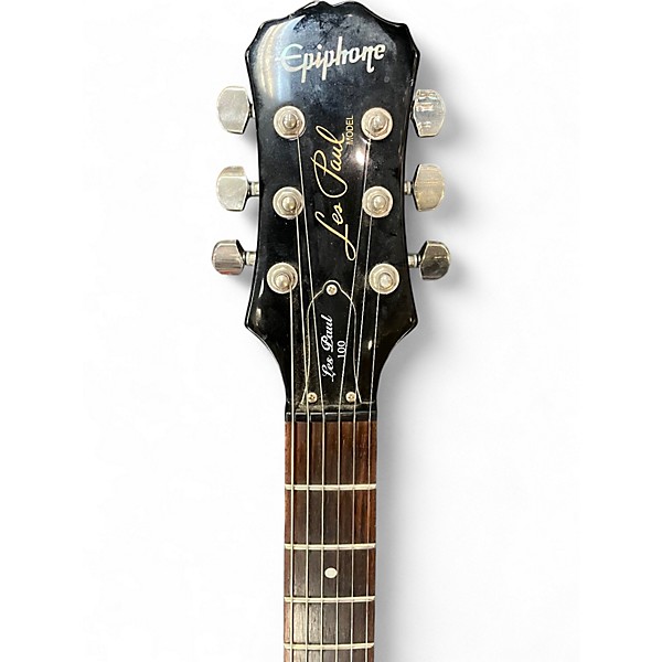 Used Epiphone Les Paul 100 Bolt On Black Solid Body Electric Guitar