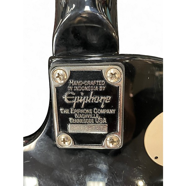 Used Epiphone Les Paul 100 Bolt On Black Solid Body Electric Guitar