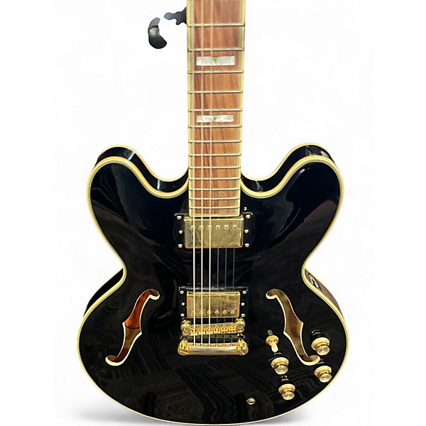 Used Epiphone Sheraton II Black Hollow Body Electric Guitar