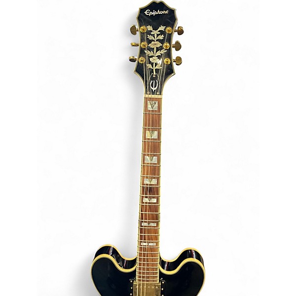 Used Epiphone Sheraton II Black Hollow Body Electric Guitar